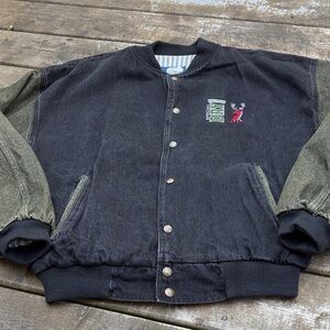 80s/90s vintage denim ‘Keith’s Special Dry’ Men's Bomber size M/L
